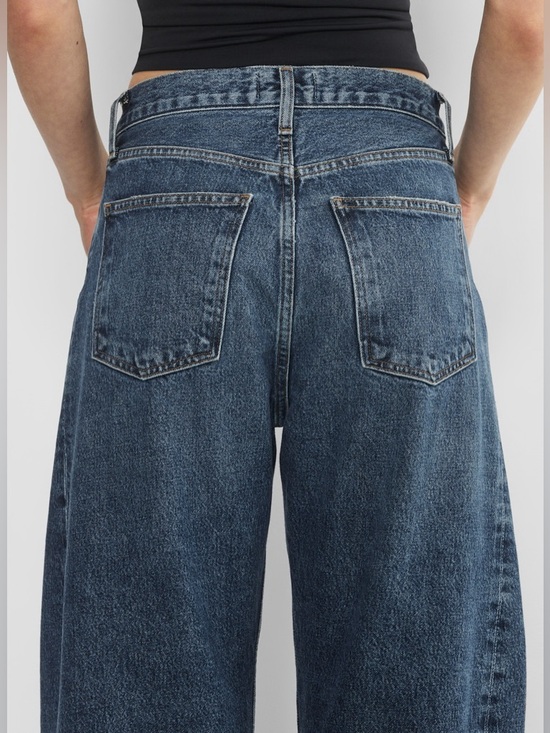 NWT Agolde Luna Pieced Barrel Jeans Control Aritzia - Picture 5 of 9